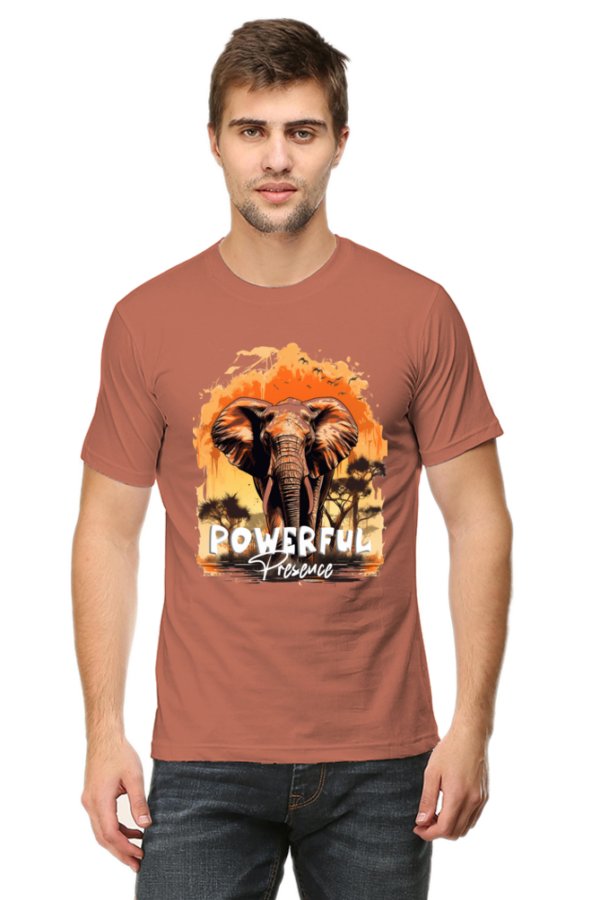 Majestic Power Elephant Graphic T-Shirt