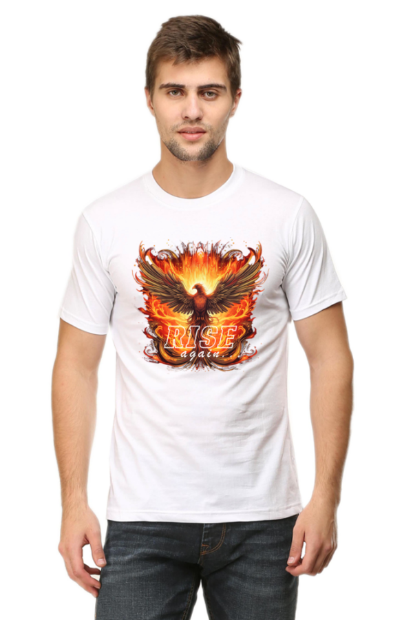 Rise Again Phoenix Bird Graphic T-Shirt - Image 15