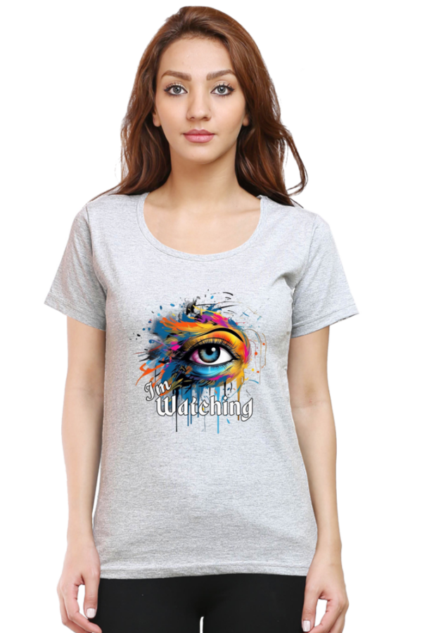 I'm Watching Colorful Eye Graphic T-Shirt - Image 5