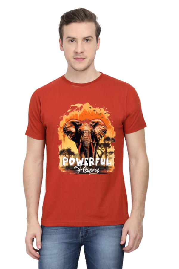 Majestic Power Elephant Graphic T-Shirt - Image 3