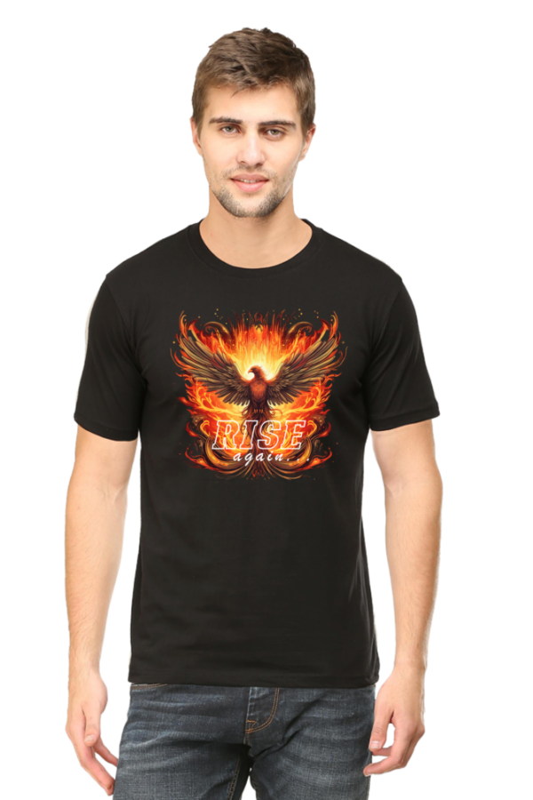 Rise Again Phoenix Bird Graphic T-Shirt - Image 14