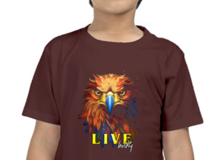 Live Boldly Eagle Graphic T-Shirt