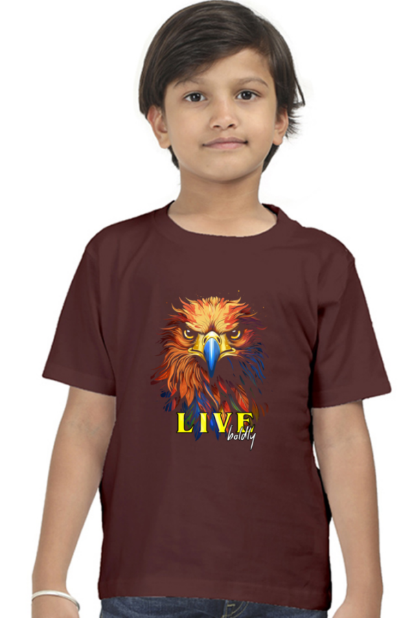 Live Boldly Eagle Graphic T-Shirt