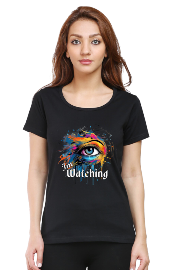 I'm Watching Colorful Eye Graphic T-Shirt - Image 6
