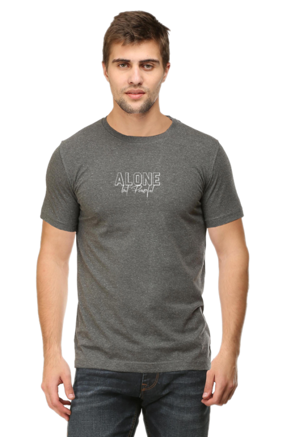 Alone But Powerful Classic Crew T-Shirt - Image 5
