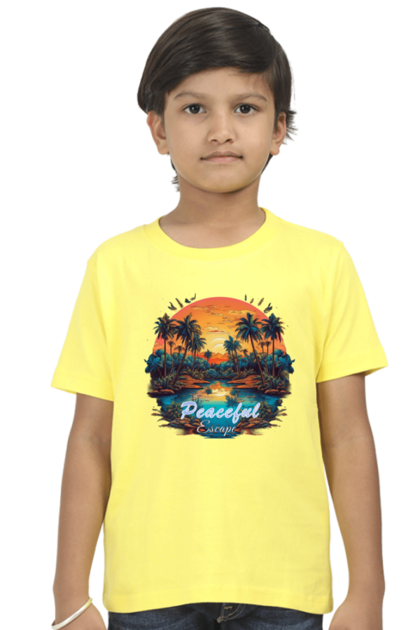 Peaceful Escape Sunrise T-Shirt - Image 3