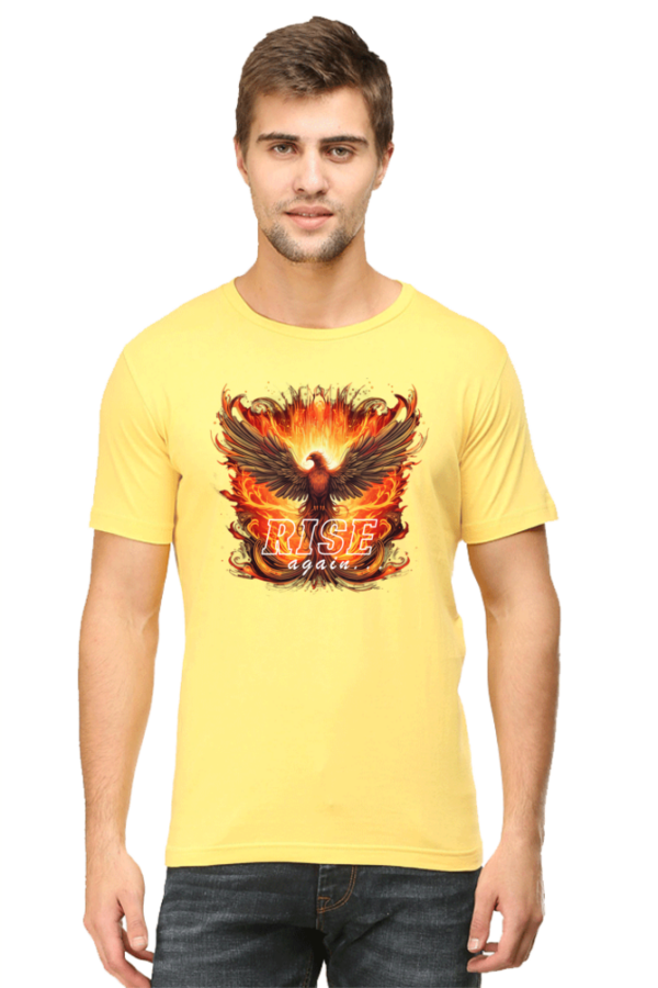 Rise Again Phoenix Bird Graphic T-Shirt - Image 10