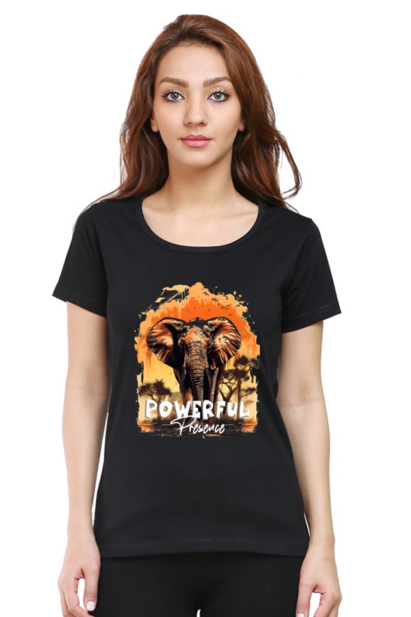 Powerful Presence Elephant Graphic T-Shirt - Image 5