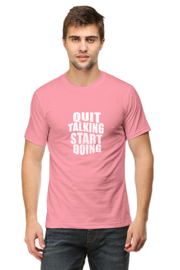 Quit Talking, Start Doing T-Shirt - Image 2