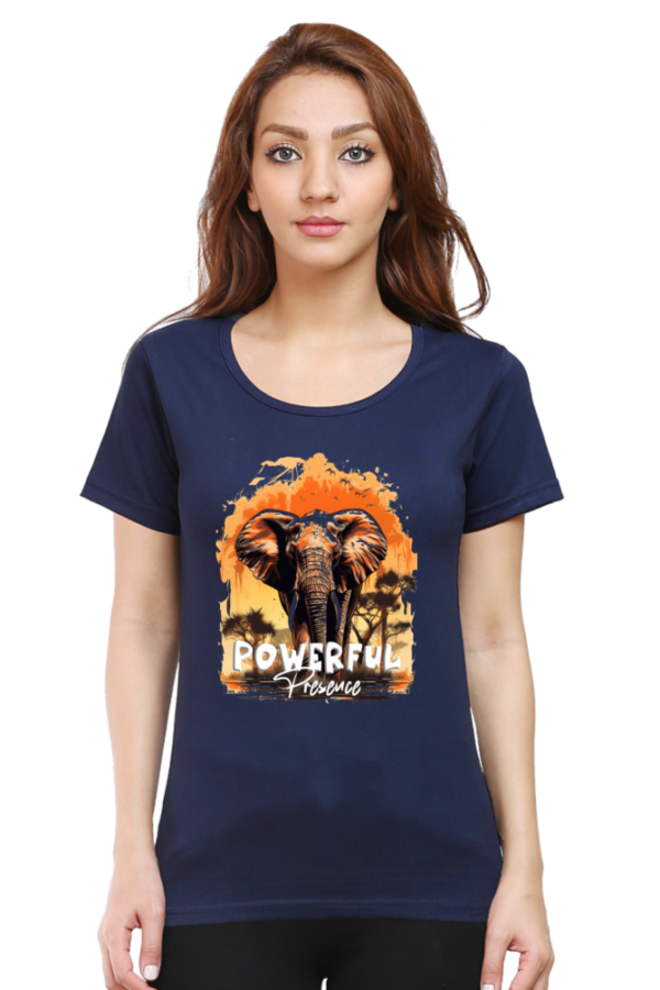 Powerful Presence Elephant Graphic T-Shirt - Image 4