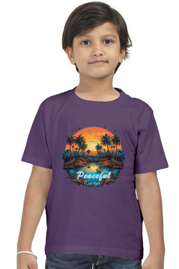 Peaceful Escape Sunrise T-Shirt - Image 4