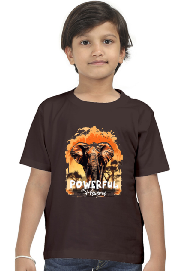 Powerful Presence Elephant T-Shirt for Boys