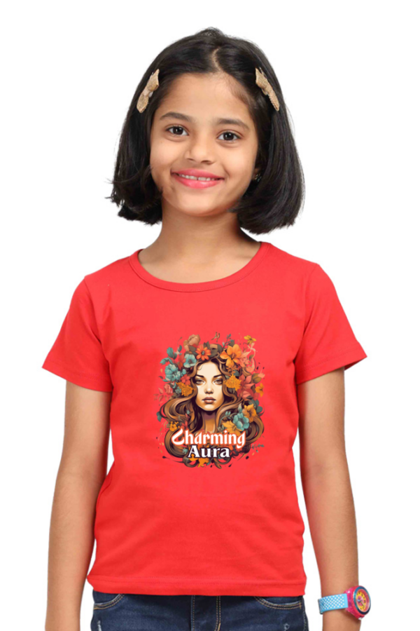 Charming Auro Floral Beauty T-shirt - Image 2