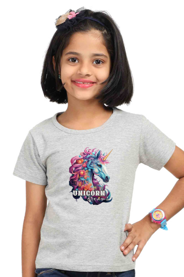 Unicorn Dreams T-Shirt for Girls - Image 4