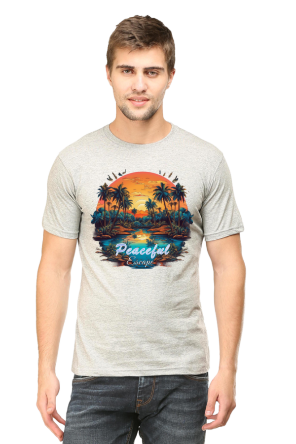 Peaceful Escape Graphic Classic Crew T-Shirt - Image 11