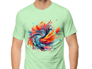Cream of colors Brushstrokes Graphic T-shirt