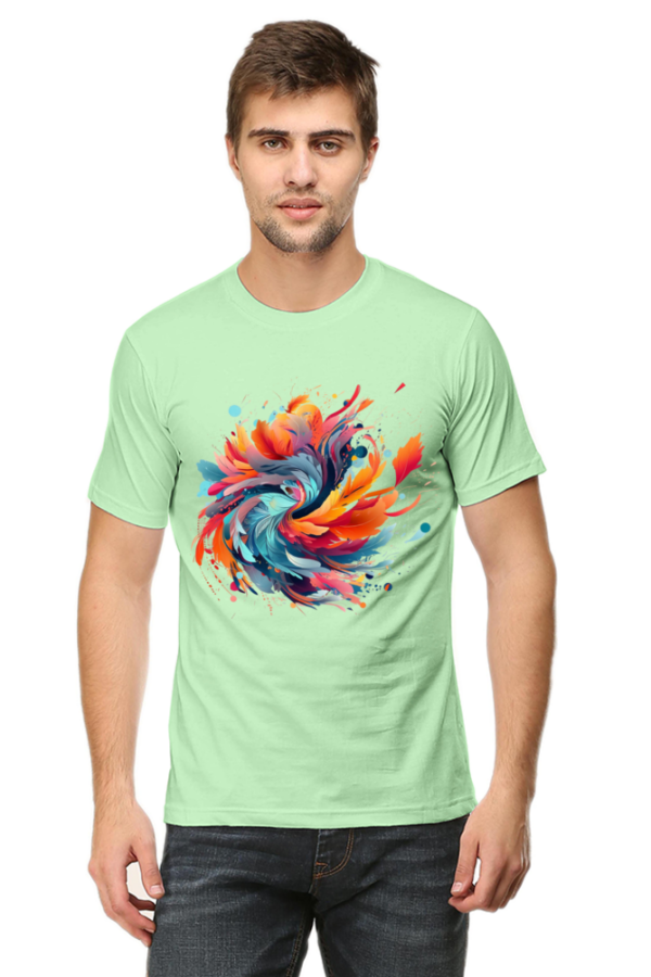 Cream of colors Brushstrokes Graphic T-shirt
