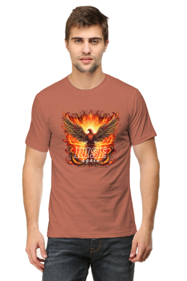 Rise Again Phoenix Bird Graphic T-Shirt