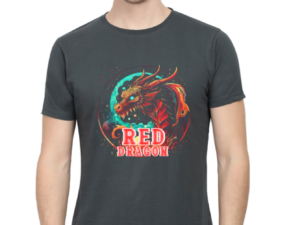 Fierce Red Dragon Graphic T-Shirt