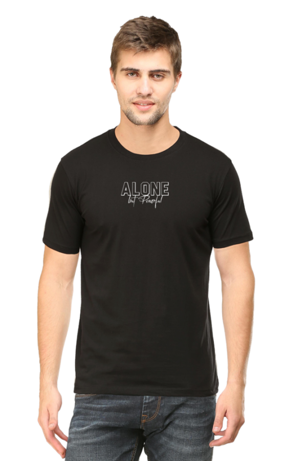 Alone But Powerful Classic Crew T-Shirt - Image 6