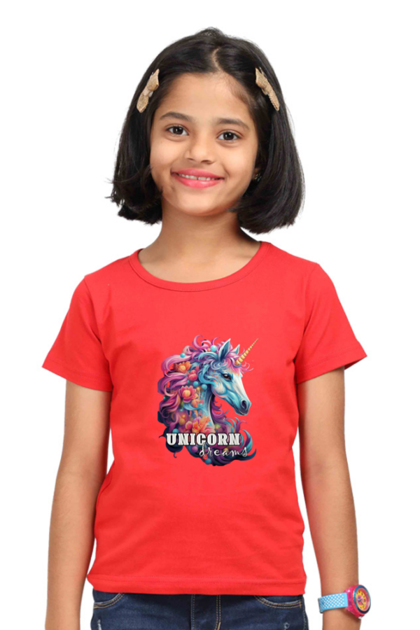 Unicorn Dreams T-Shirt for Girls - Image 2