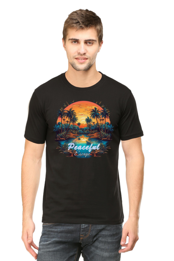 Peaceful Escape Graphic Classic Crew T-Shirt - Image 12