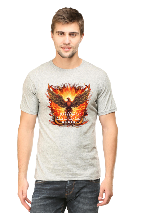 Rise Again Phoenix Bird Graphic T-Shirt - Image 13