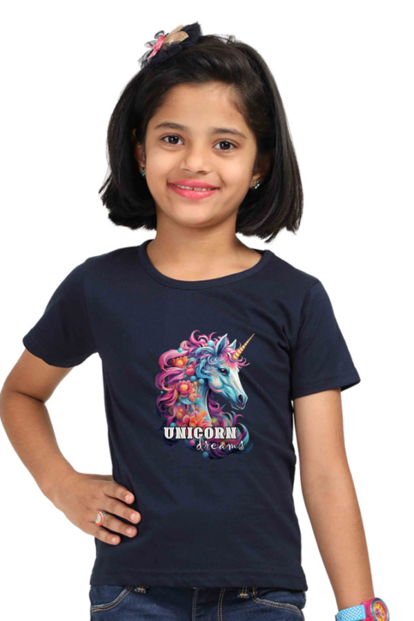 Unicorn Dreams T-Shirt for Girls - Image 5