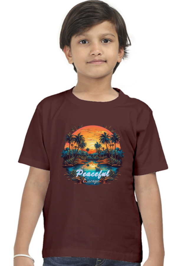 Peaceful Escape Sunrise T-Shirt - Image 5