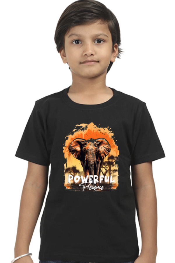 Powerful Presence Elephant T-Shirt for Boys - Image 6