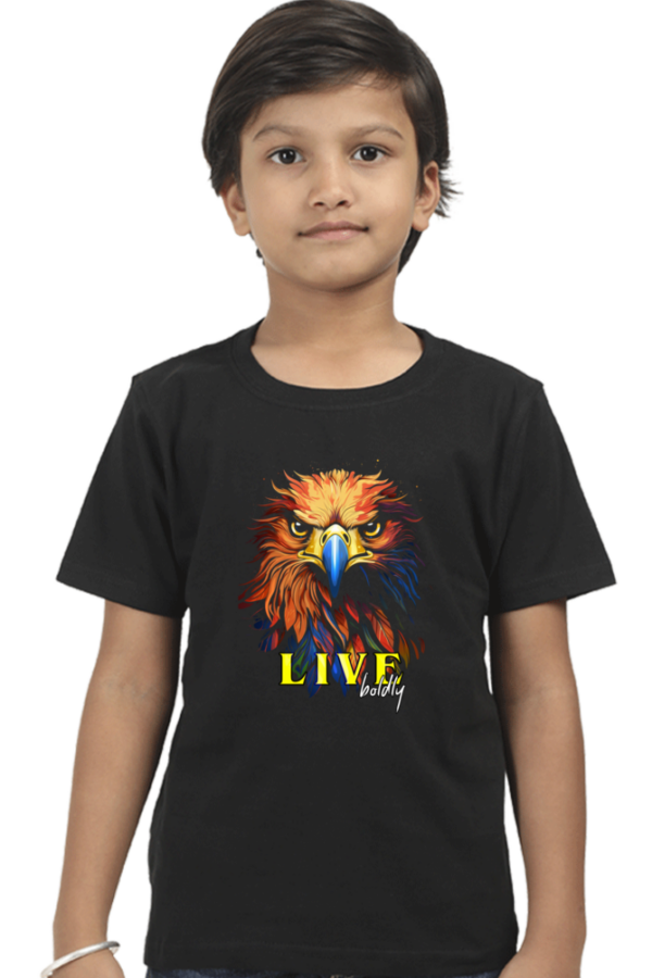 Live Boldly Eagle Graphic T-Shirt - Image 6