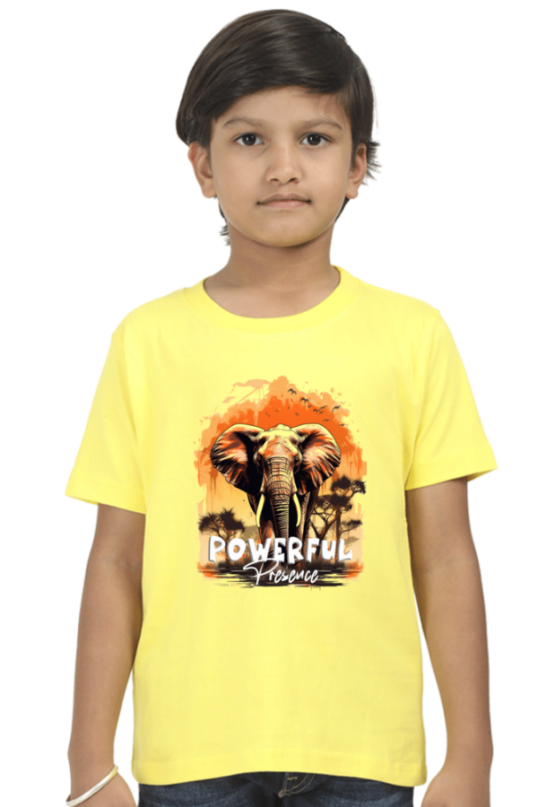 Powerful Presence Elephant T-Shirt for Boys - Image 2
