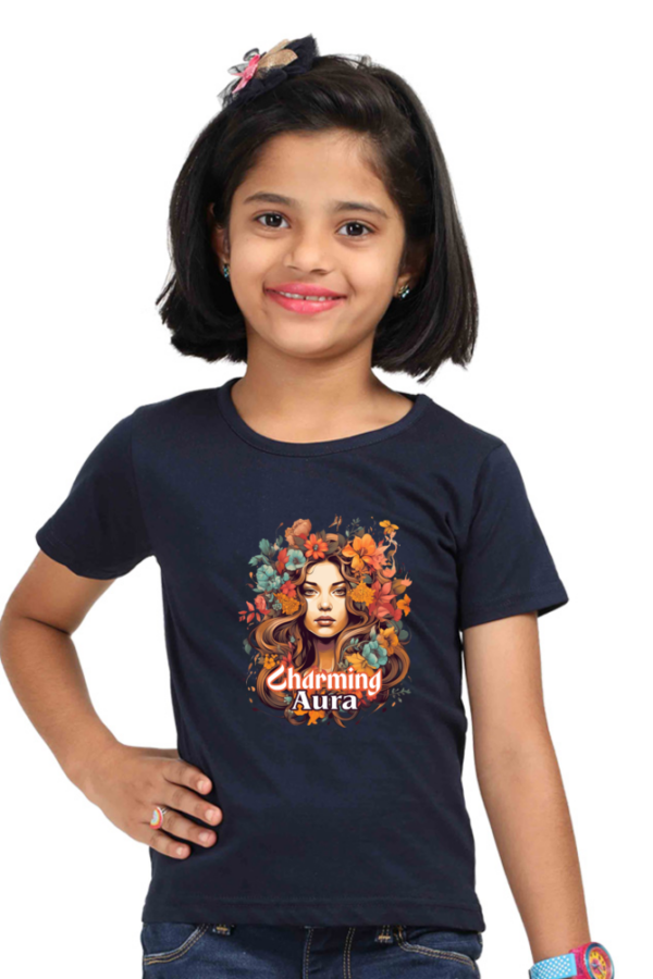 Charming Auro Floral Beauty T-shirt - Image 5