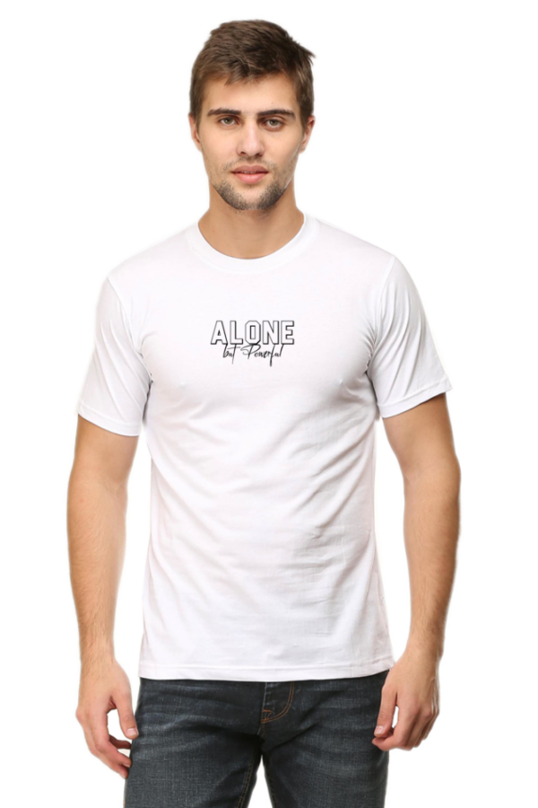 Alone but Powerful Classic T-shirt - Image 6