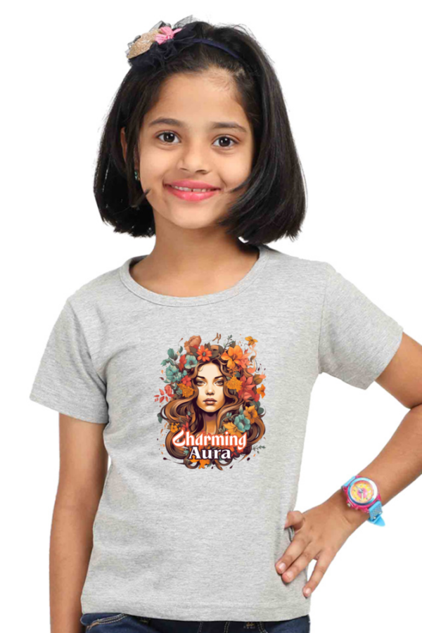Charming Auro Floral Beauty T-shirt - Image 4