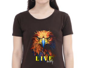 Live Boldly Eagle Graphic T-Shirt