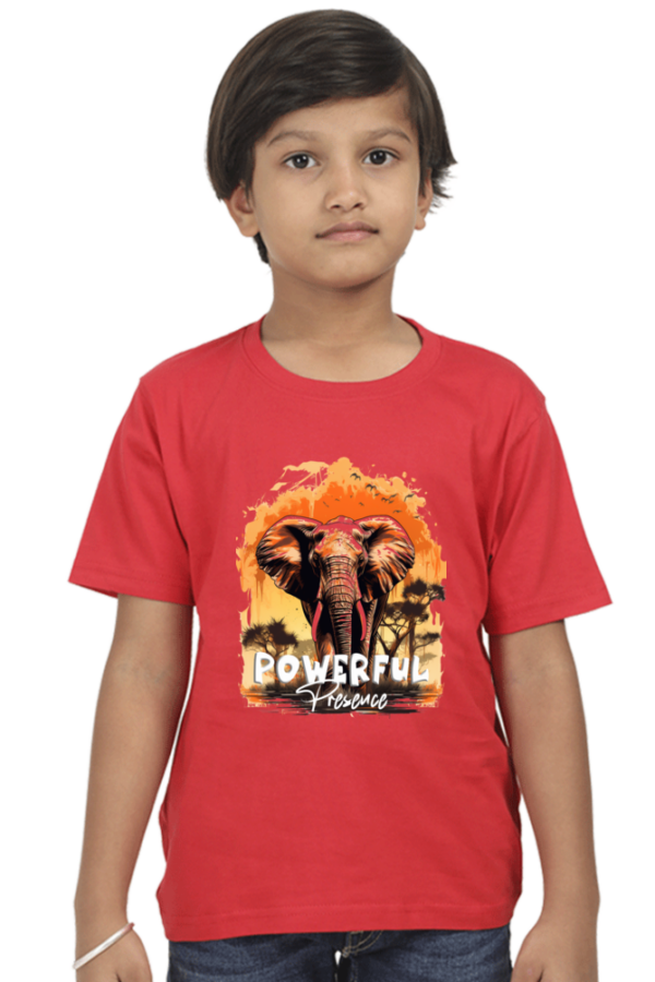 Powerful Presence Elephant T-Shirt for Boys - Image 3