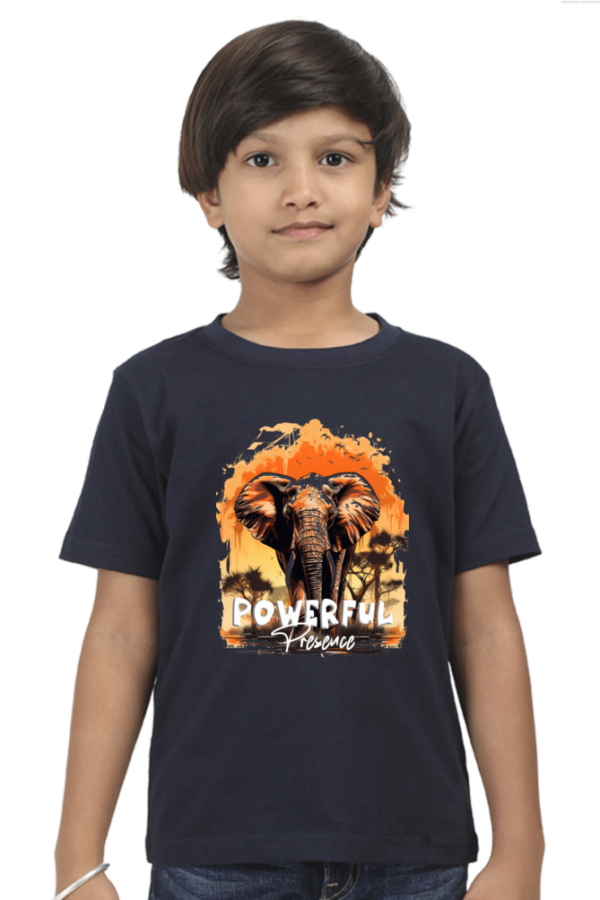 Powerful Presence Elephant T-Shirt for Boys - Image 5