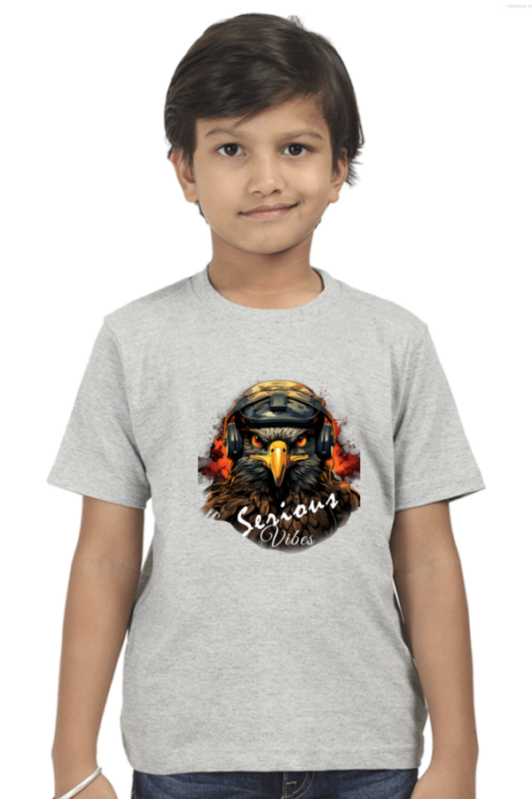 Serious Vibes Eagle Boys T-Shirt - Image 5