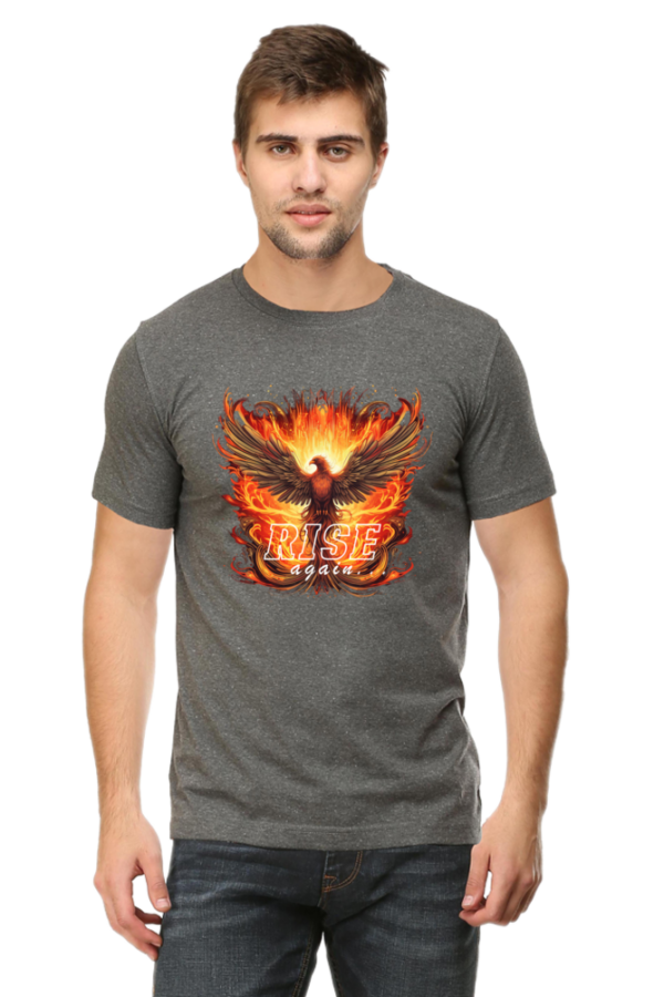 Rise Again Phoenix Bird Graphic T-Shirt - Image 12