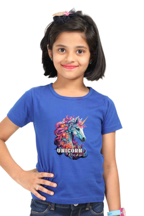 Unicorn Dreams T-Shirt for Girls - Image 3