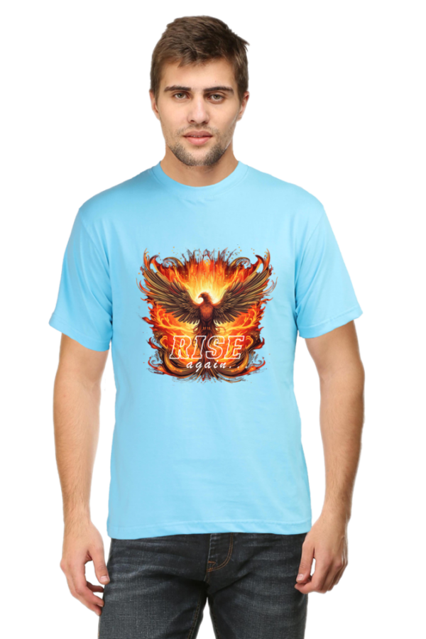 Rise Again Phoenix Bird Graphic T-Shirt - Image 11