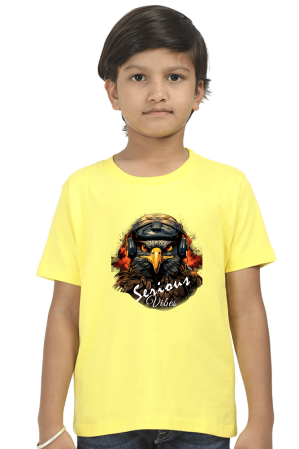 Serious Vibes Eagle Boys T-Shirt - Image 2