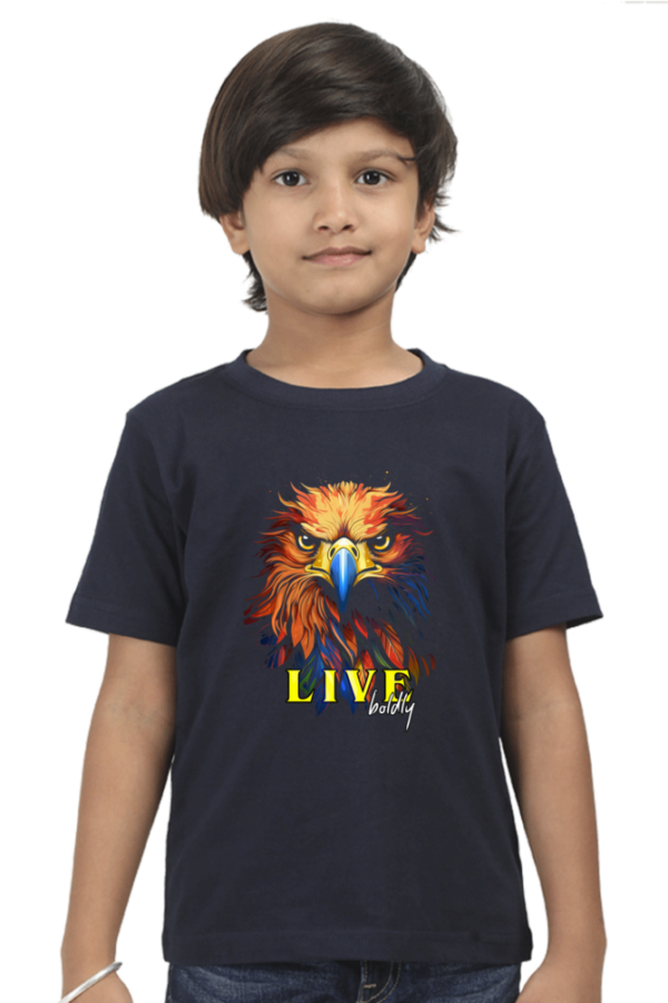 Live Boldly Eagle Graphic T-Shirt - Image 5