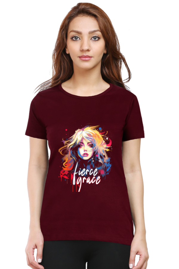 Fierce Grace Women's Graphic T-Shirt - Image 3