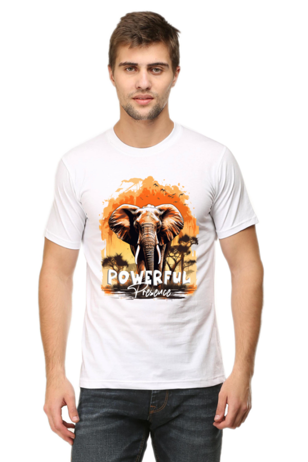 Majestic Power Elephant Graphic T-Shirt - Image 8