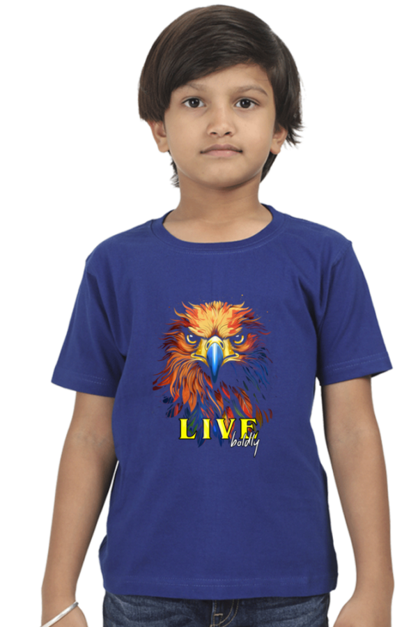 Live Boldly Eagle Graphic T-Shirt - Image 2