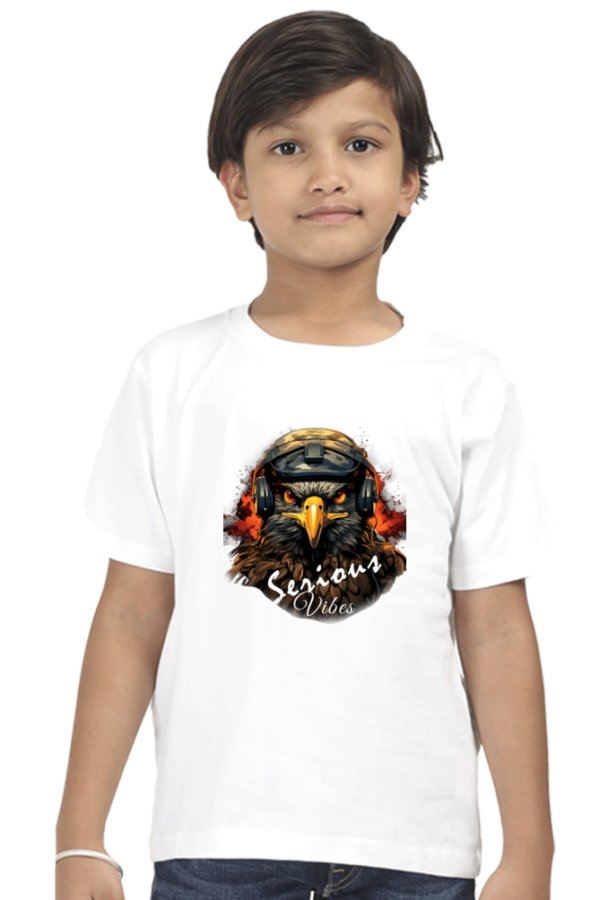 Serious Vibes Eagle Boys T-Shirt - Image 6