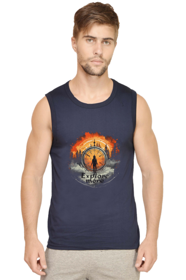 Explore More Men’s Sleeveless T-Shirt - Image 2