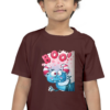 Boys' Cotton "Boo!" Cartoon Animal T-Shirt - Image 2